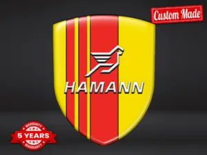 Hamann Domed Auto Signs Pro Max Lasting Stylish Modern
